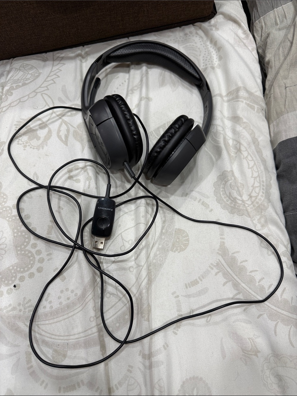 Plantronics Audio 655 DSP Wired Over-Ear Headphones - Black